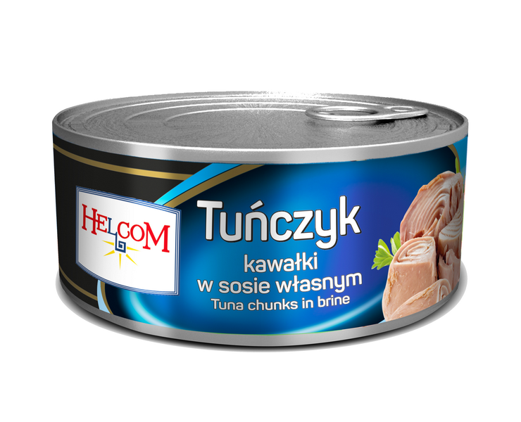 Helcom tuńczyk w kawałku w s/wł.170g/24